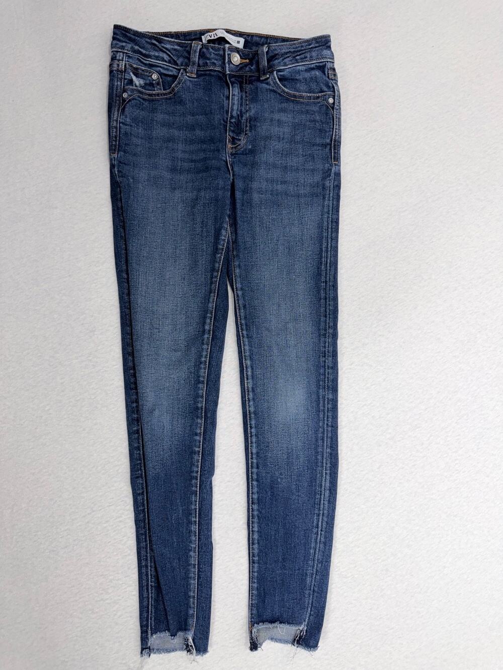 Zara Women’s Jeans Denim Collection Size 2 Blue Wash Ankle Skinny